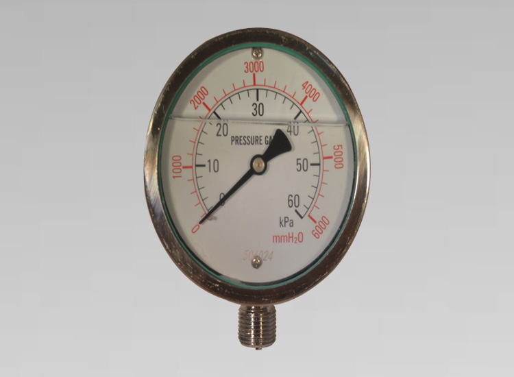 不銹鋼耐震膜盒壓力表YE-100 0~60KPa