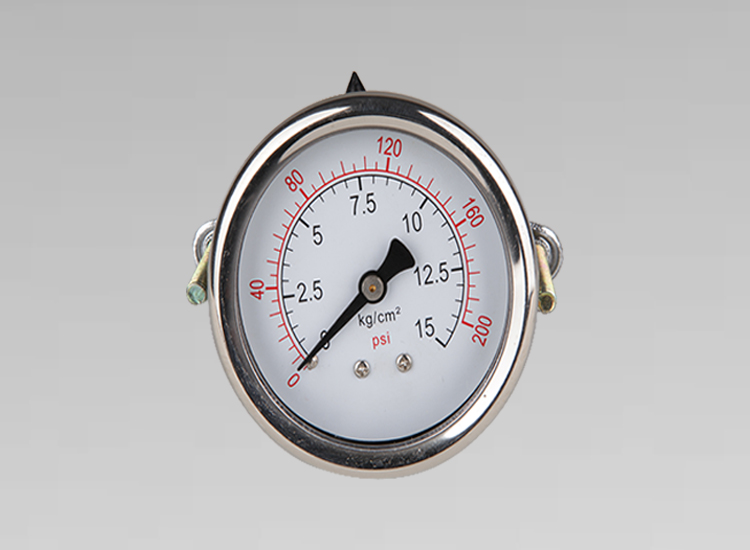 帶U型夾不銹鋼壓力表