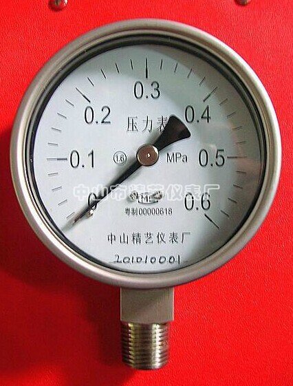 不銹鋼壓力表 說明書